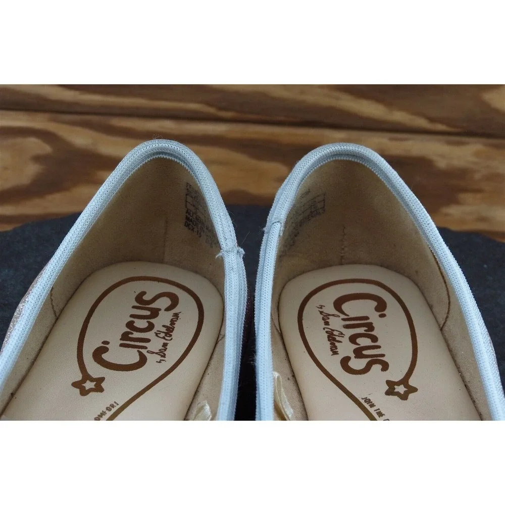 Circus by Sam Edelman Youth Girls Shoes Size 3 M Silver Ballet‎ Flats Synthetic